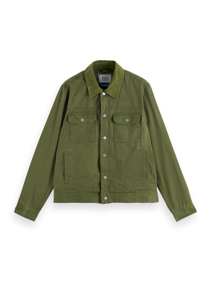 Pigment-dyed worker jacket