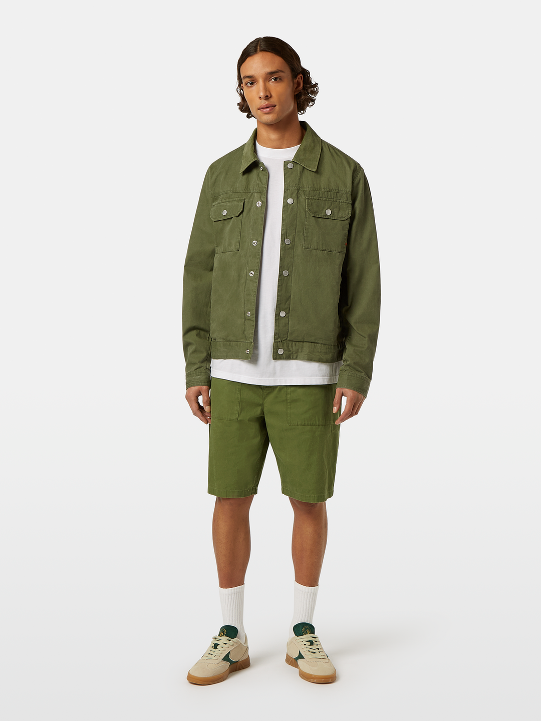 Pigment-dyed worker jacket