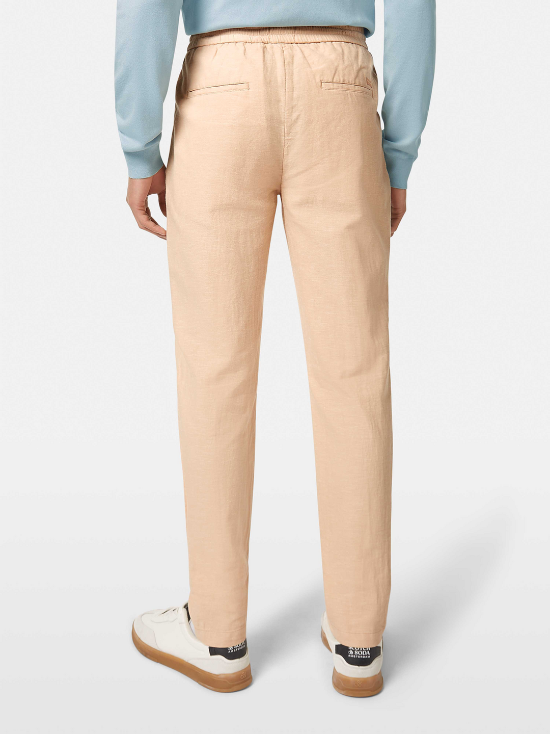 Seasonal core-Warren cotton-linen twill jogger