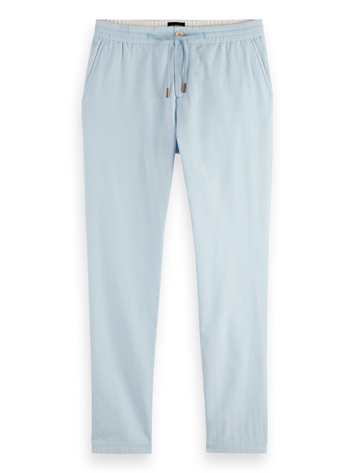 Seasonal core-Warren cotton-linen twill jogger