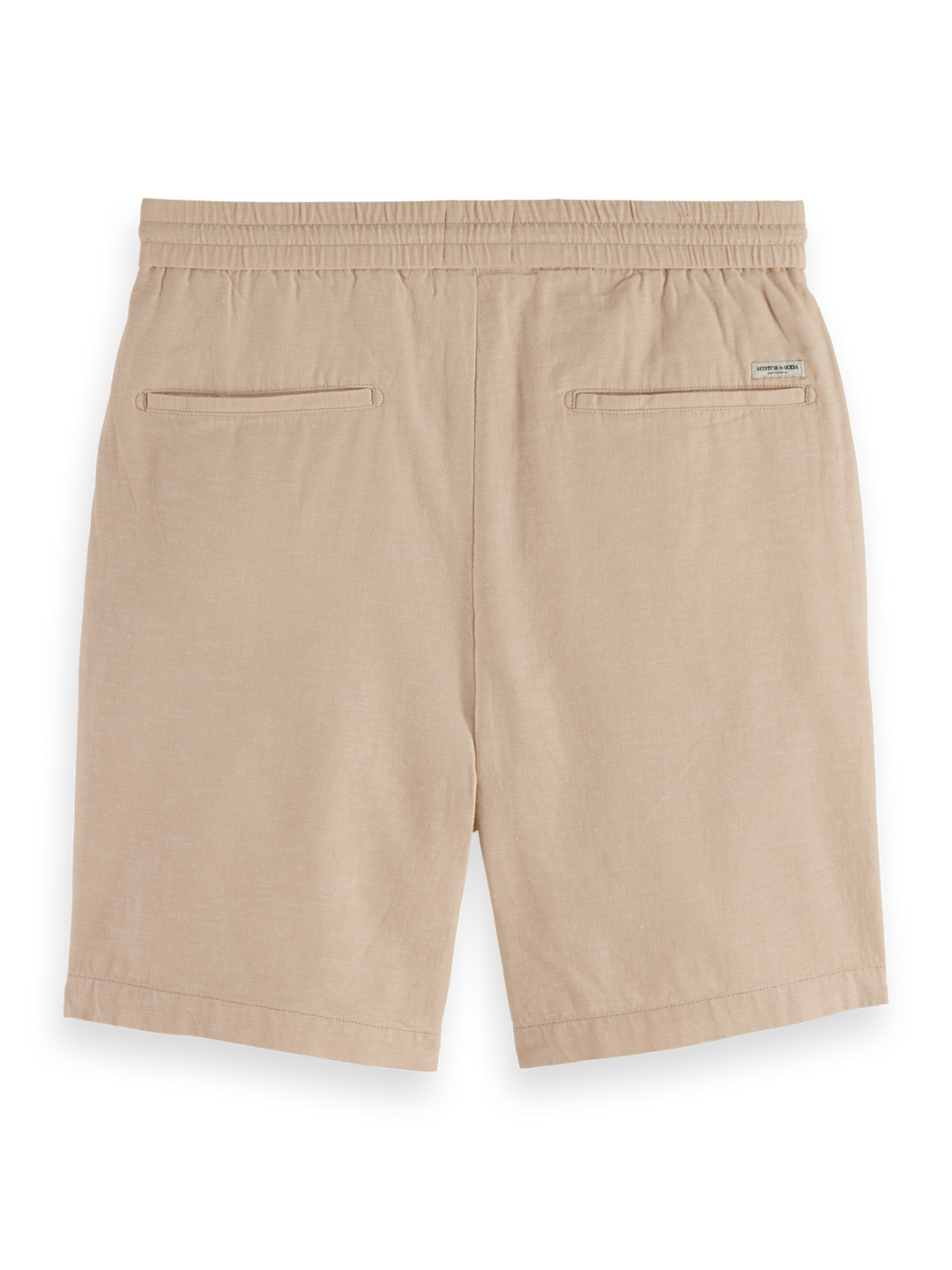 Seasonal core-Fave cotton/linen twill bermuda