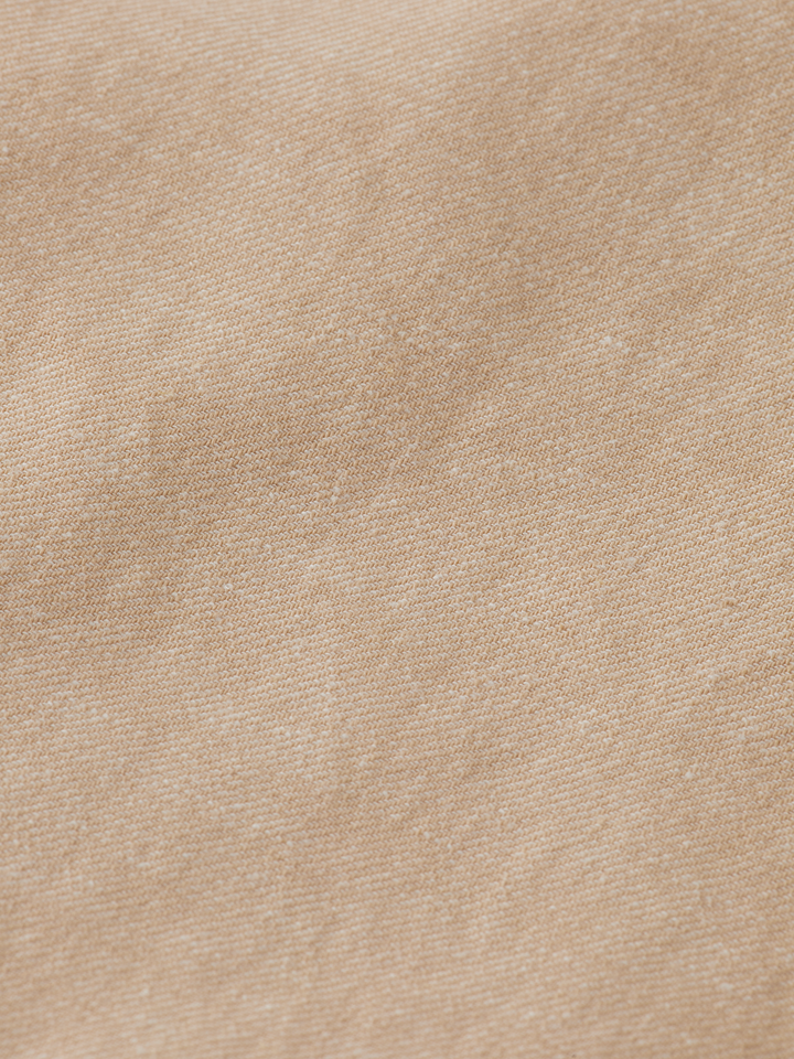 Seasonal core-Fave cotton/linen twill bermuda