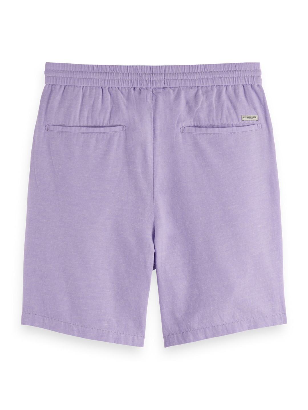 Seasonal core-Fave cotton/linen twill bermuda