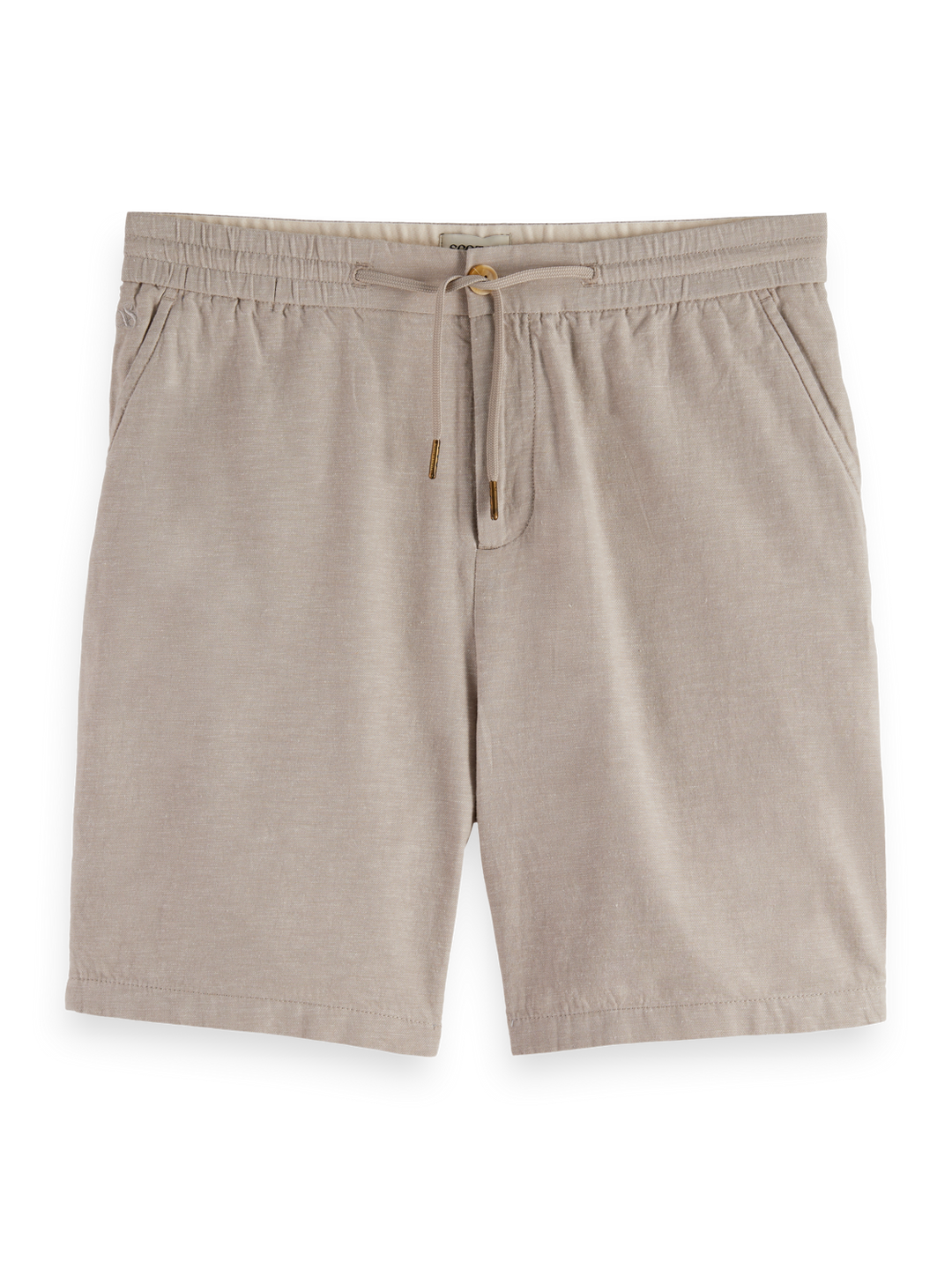 Seasonal core-Fave cotton/linen twill bermuda