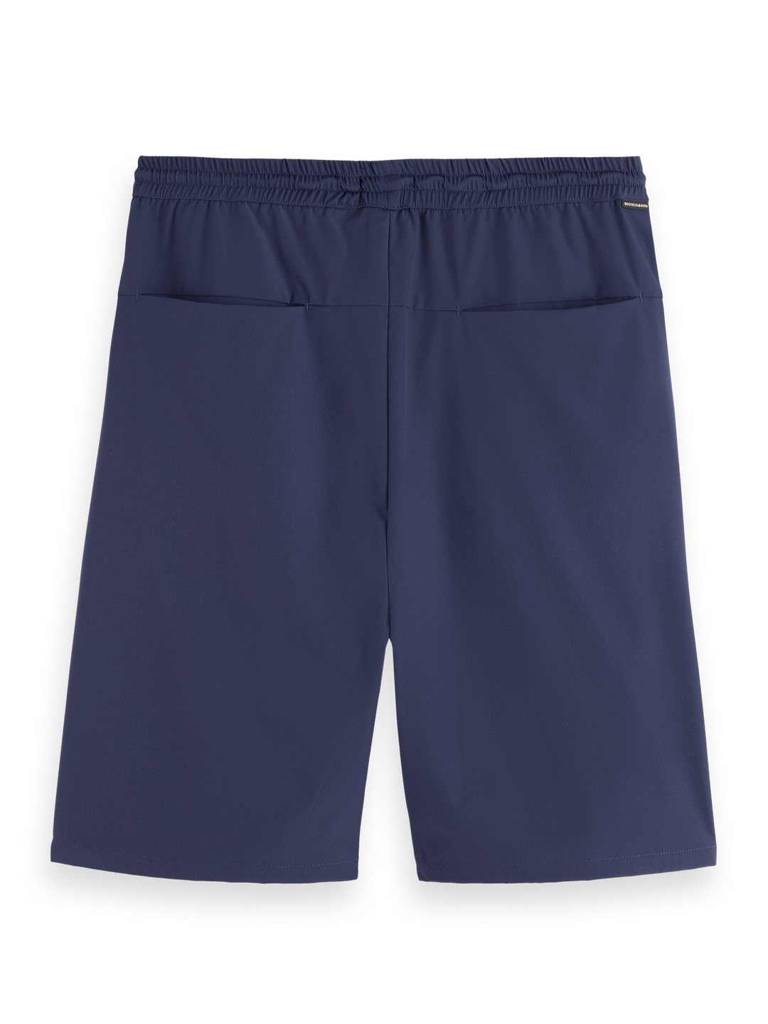 Stretch nylon-blend loose fit bermuda short