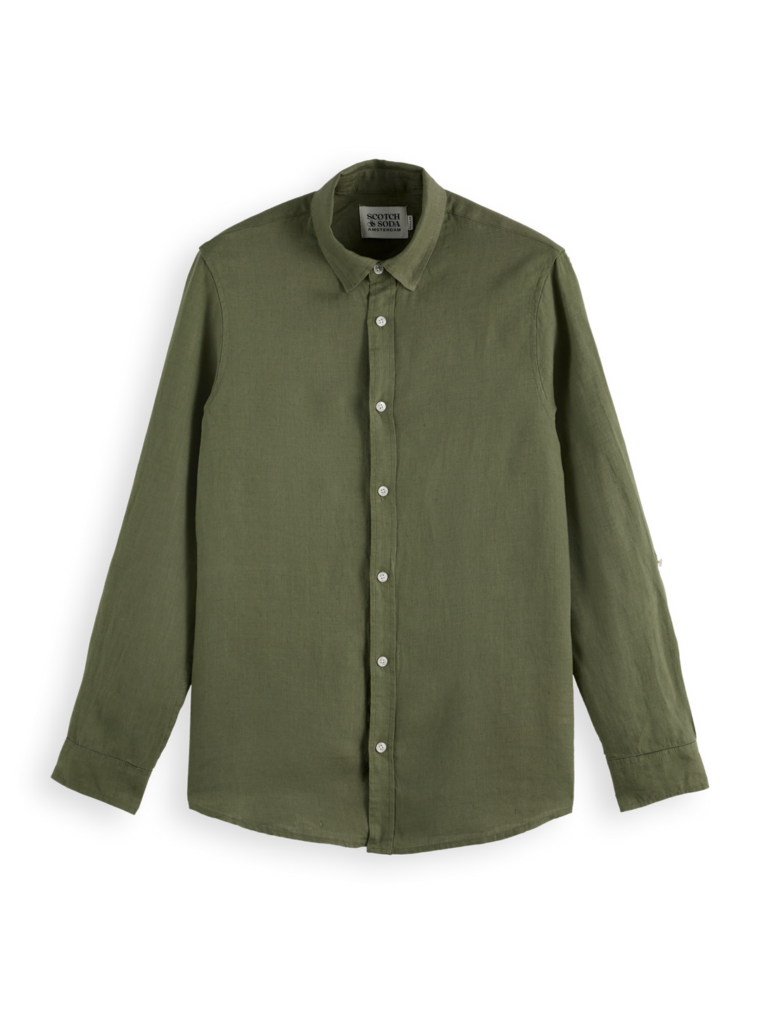 Seasonal core-Regular fit linen shirt