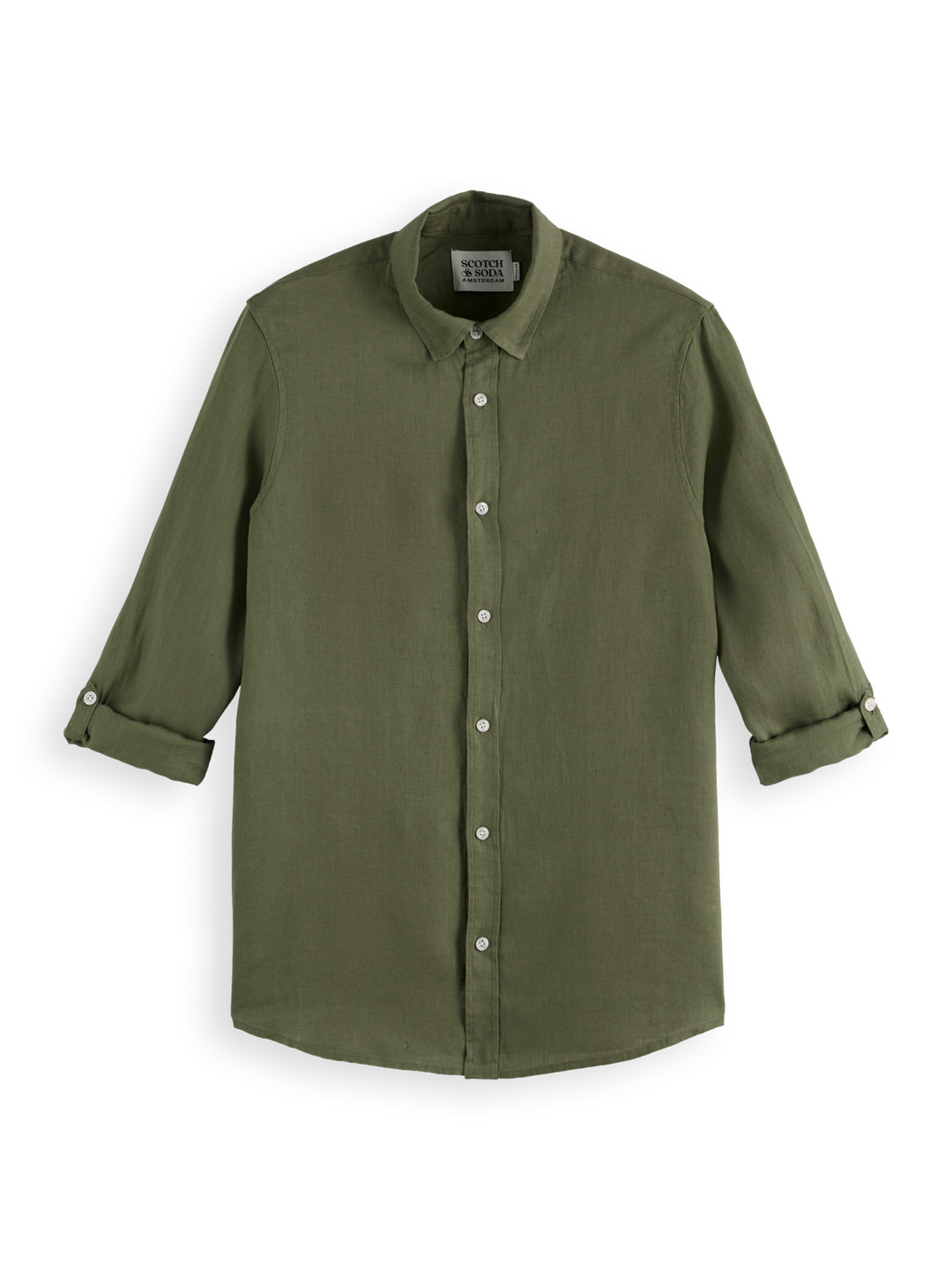 Seasonal core-Regular fit linen shirt