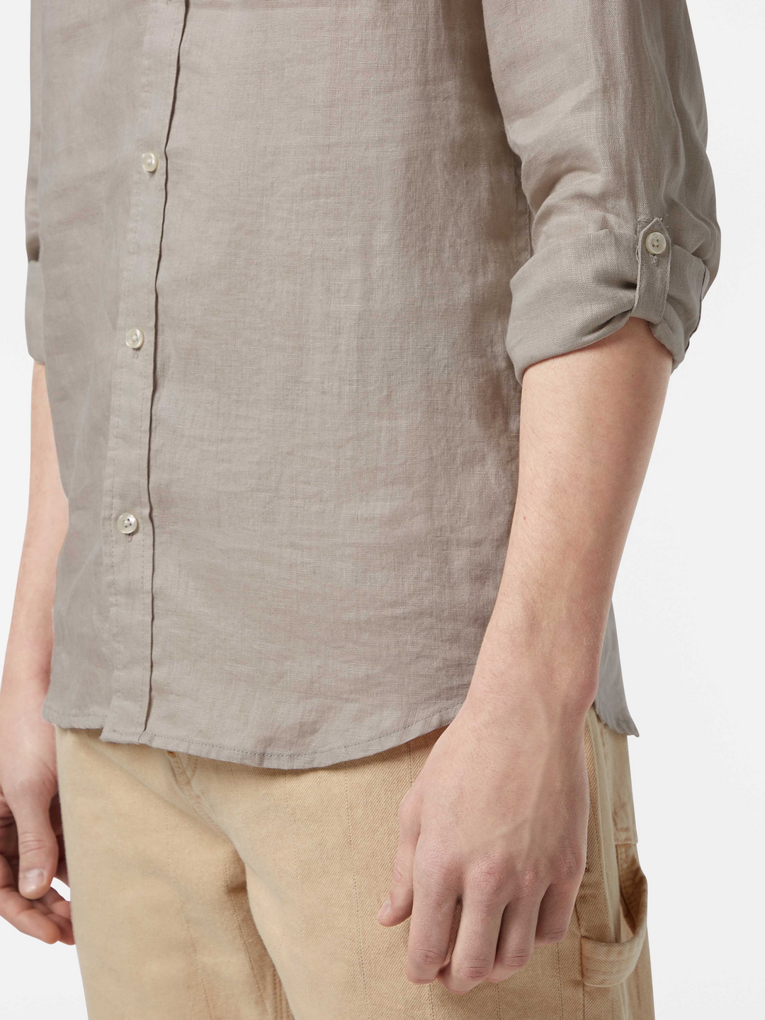 Seasonal core-Regular fit linen shirt