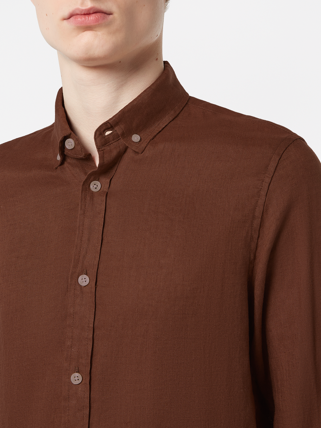 Seasonal core-Regular fit linen shirt