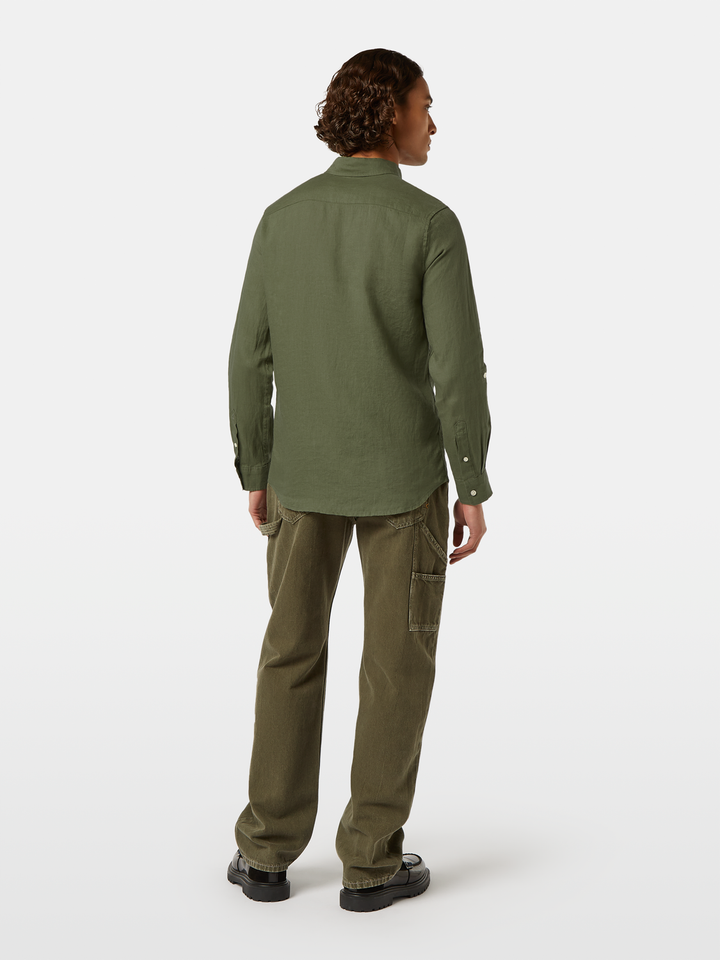 Seasonal core-Regular fit linen shirt