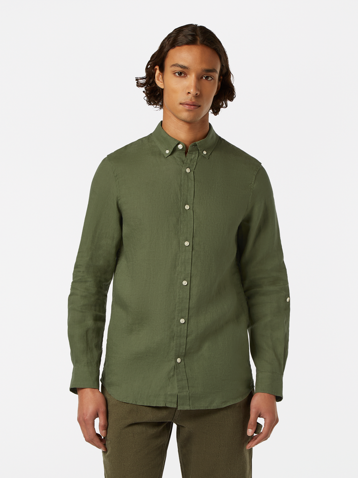 Seasonal core-Regular fit linen shirt