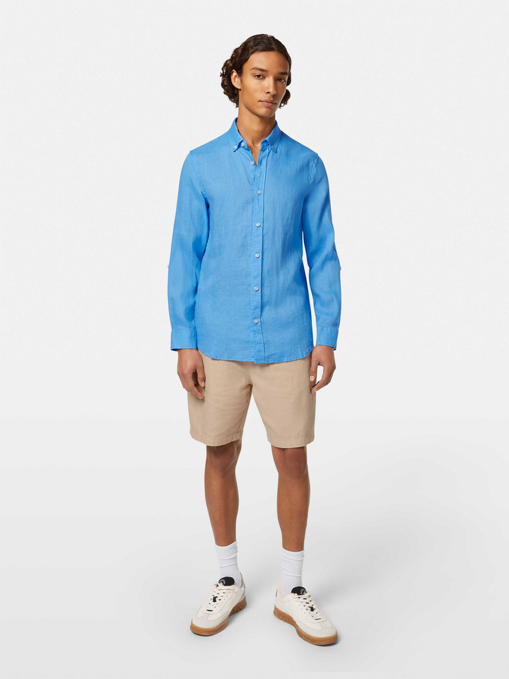 Seasonal core-Regular fit linen shirt