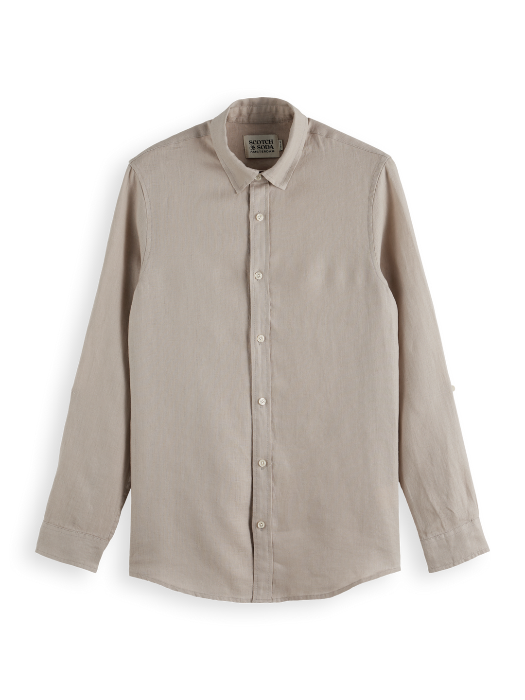 Seasonal core-Regular fit linen shirt
