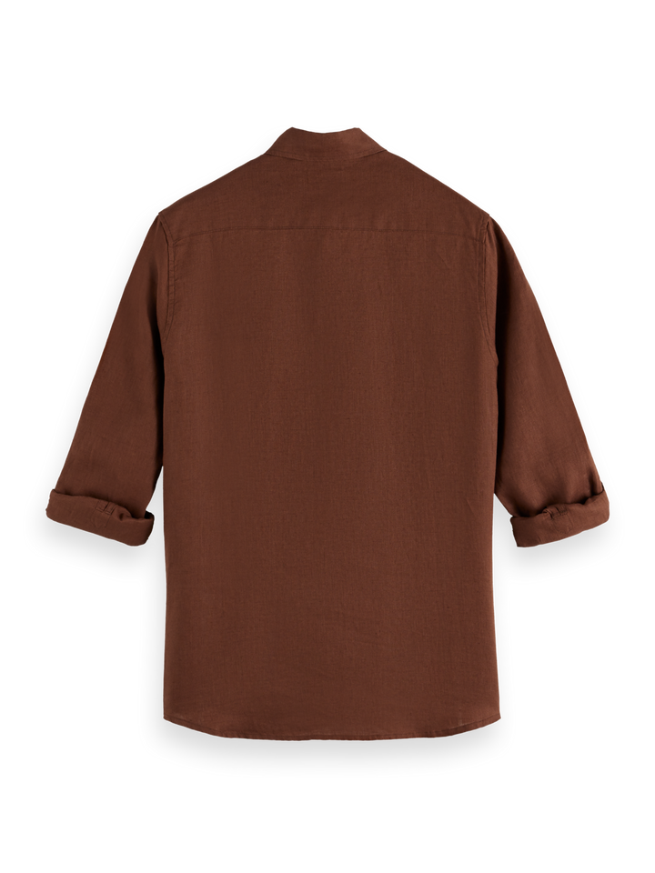 Seasonal core-Regular fit linen shirt