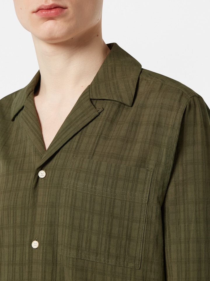 Cotton voile regular fit shirt