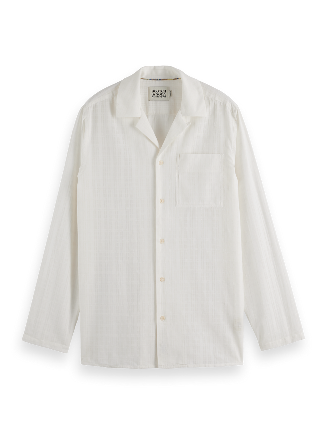 Cotton voile regular fit shirt