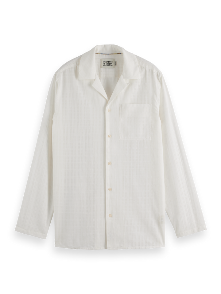 Cotton voile regular fit shirt