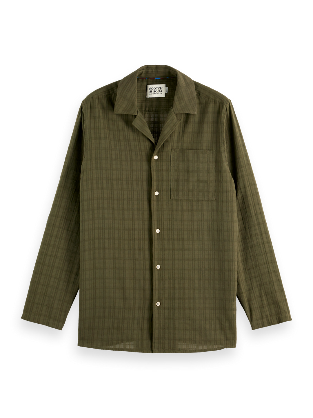 Cotton voile regular fit shirt