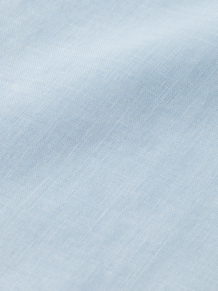 Seasonal core-short-sleeve regular fit linen shirt