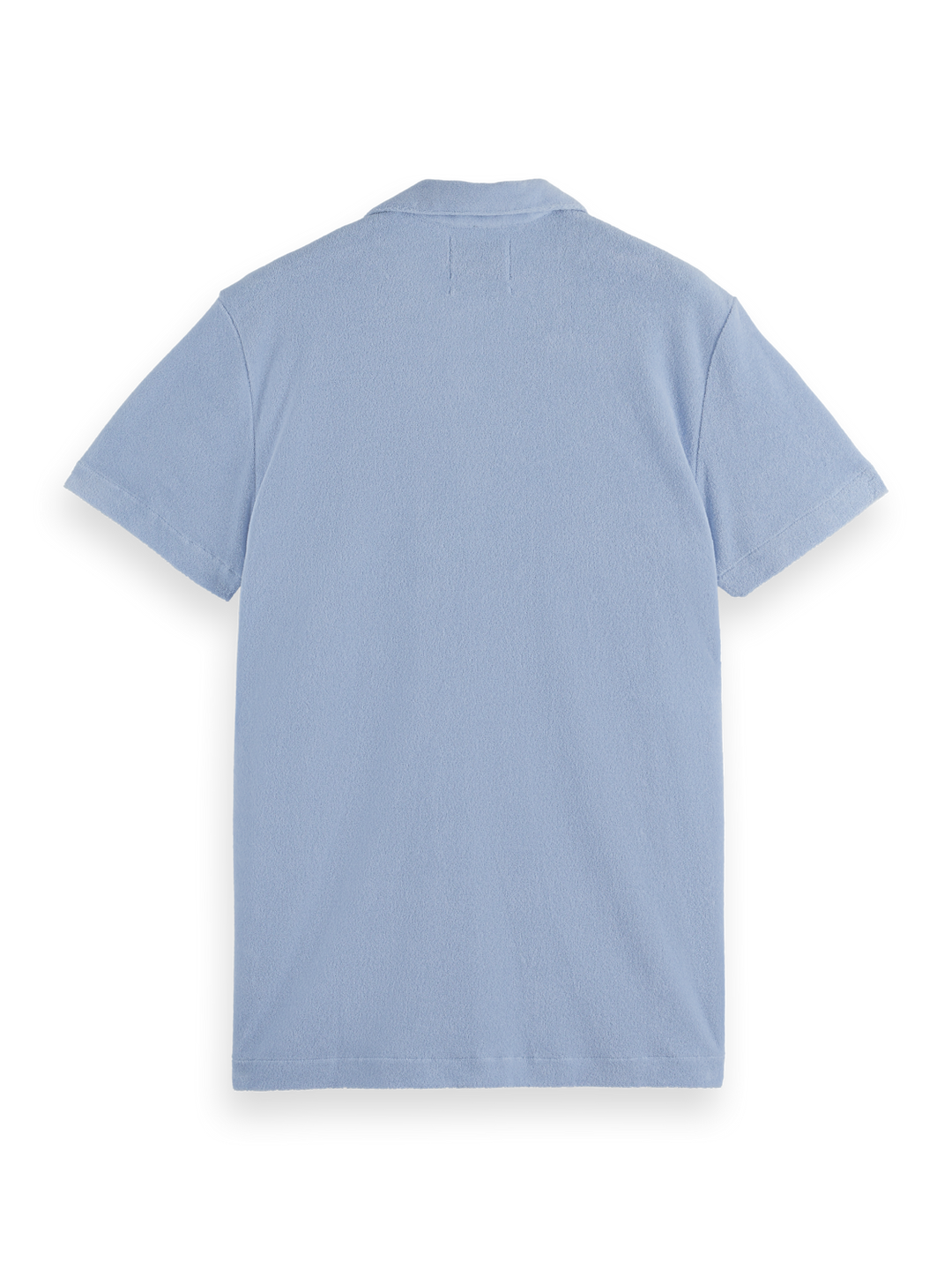 Short-sleeved regular fit towelling shirt