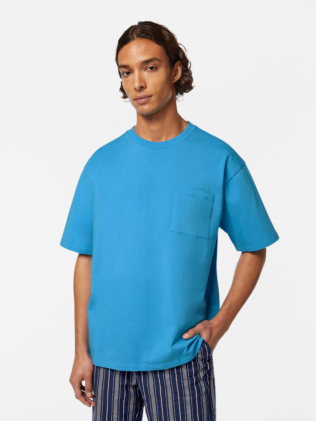 Seasonal core - Loose fit 3 crosses pocket T-shirt