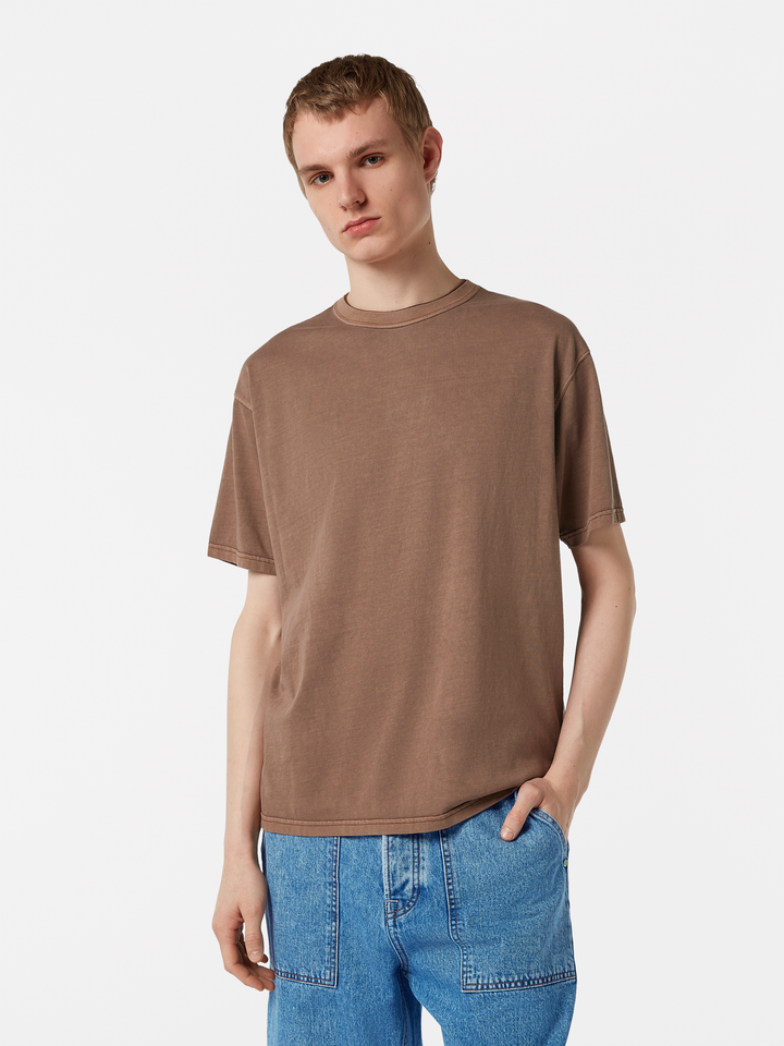 Relaxed-fit 3 crosses garment-dyed T-shirt