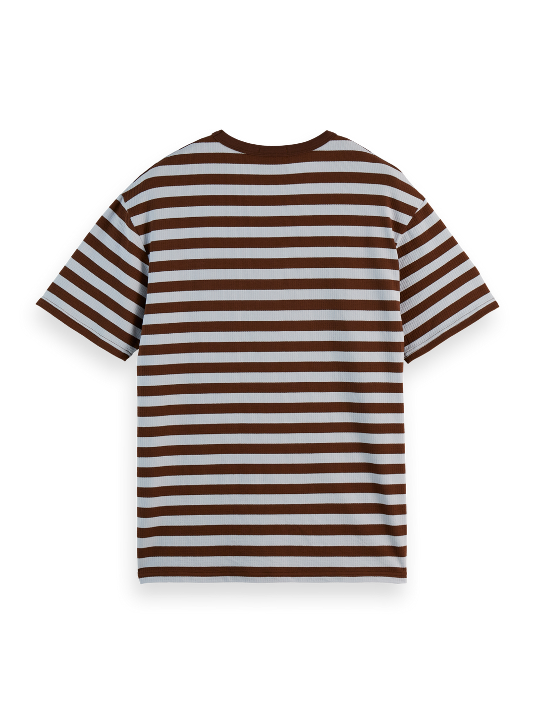 Relaxed-fit waffle striped T-shirt