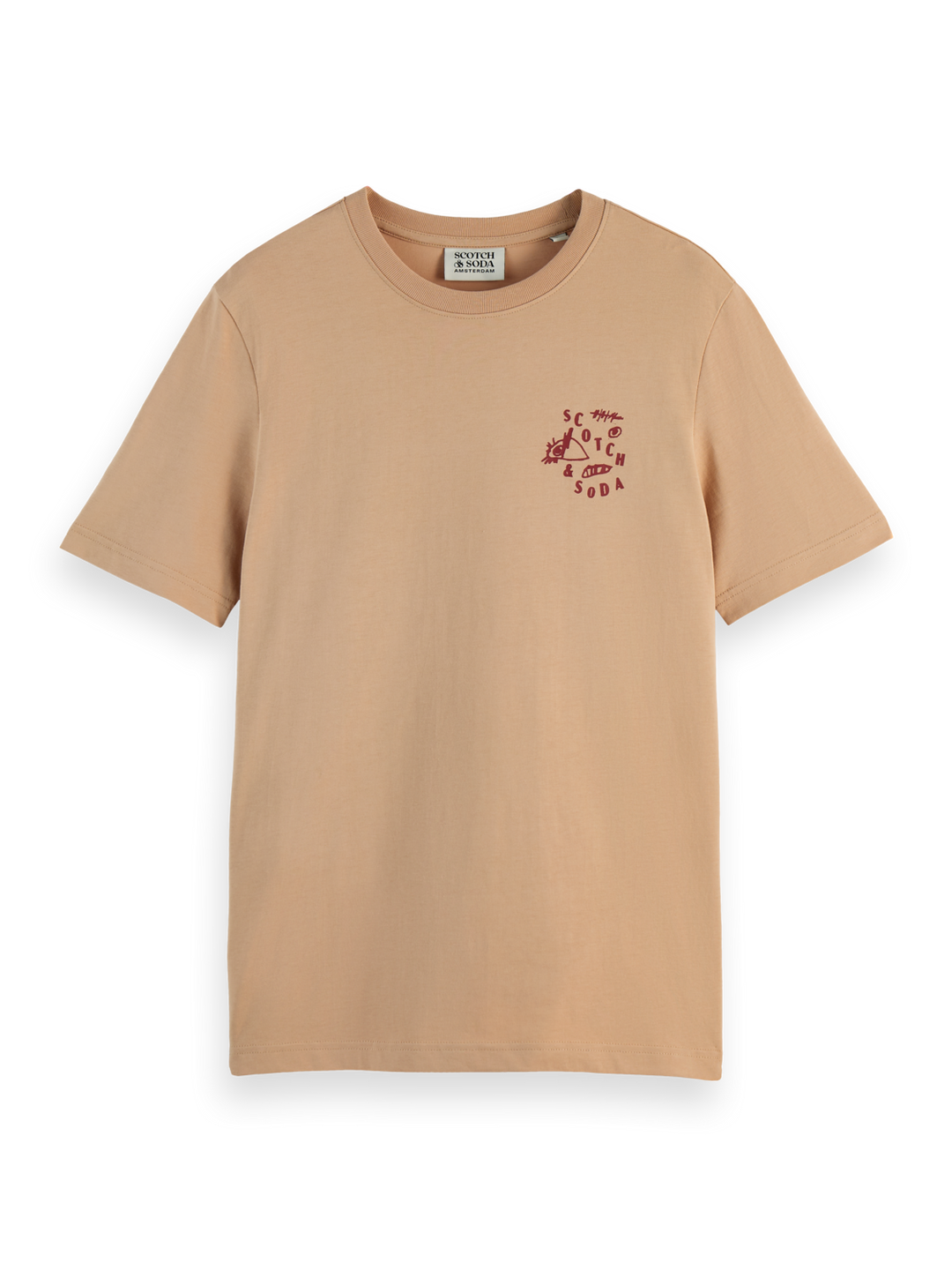 Regular fit left chest logo T-shirt