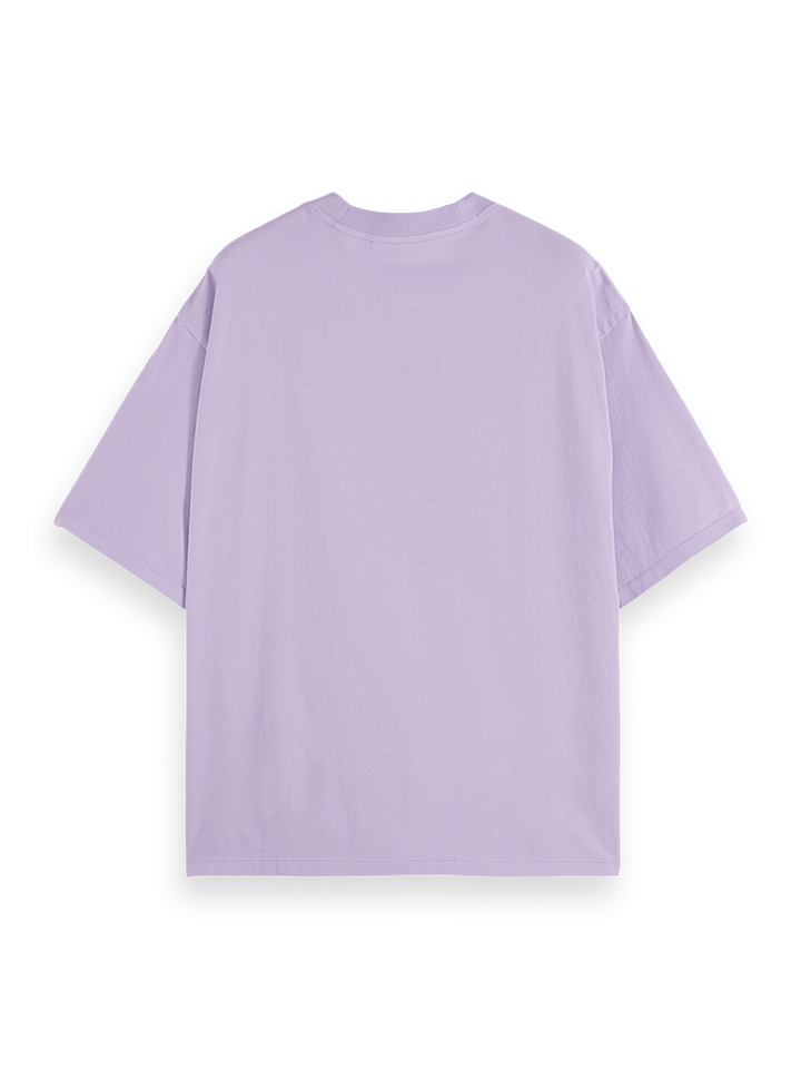 Loose fit front chest artwork T-shirt