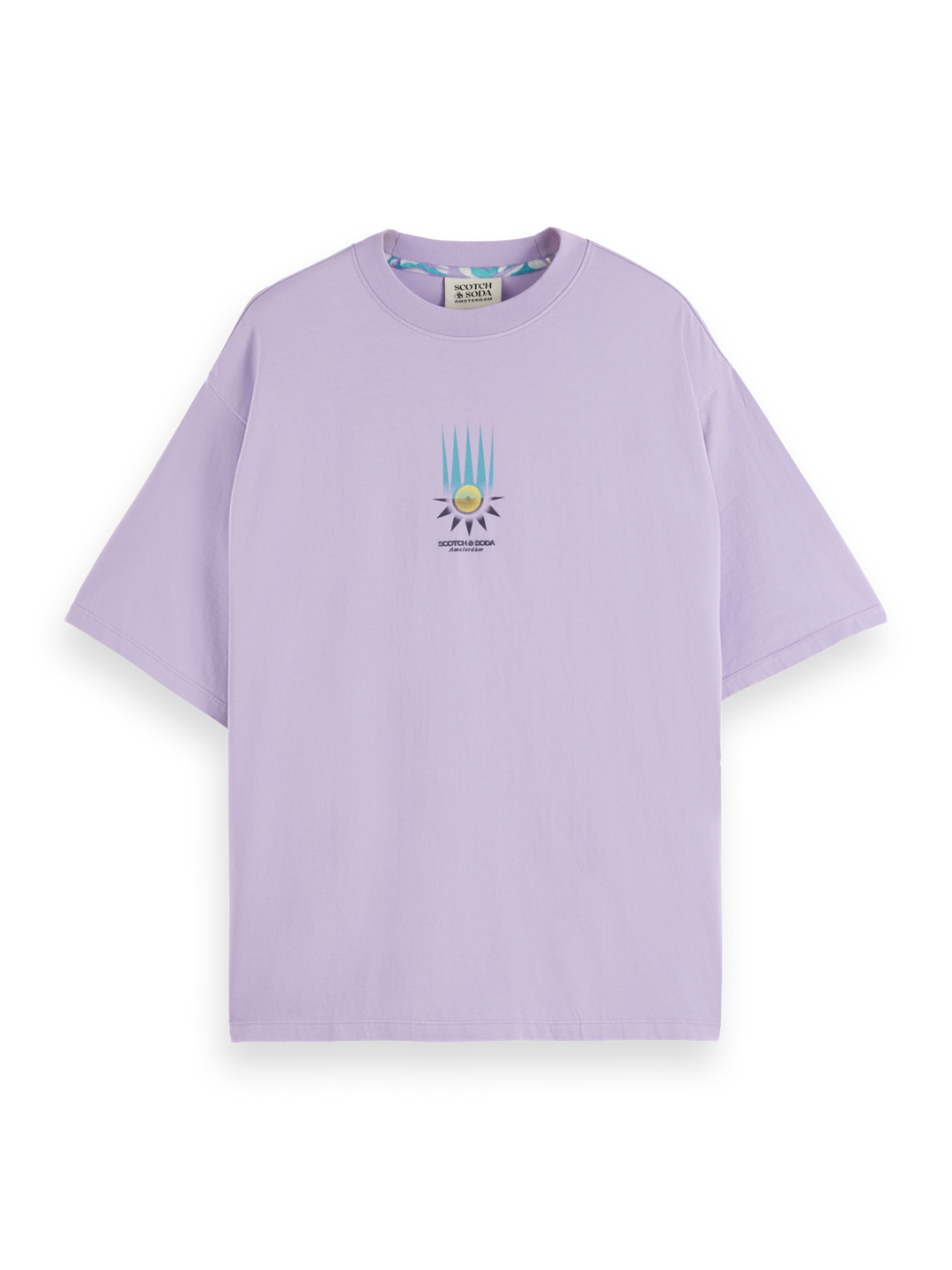 Loose fit front chest artwork T-shirt
