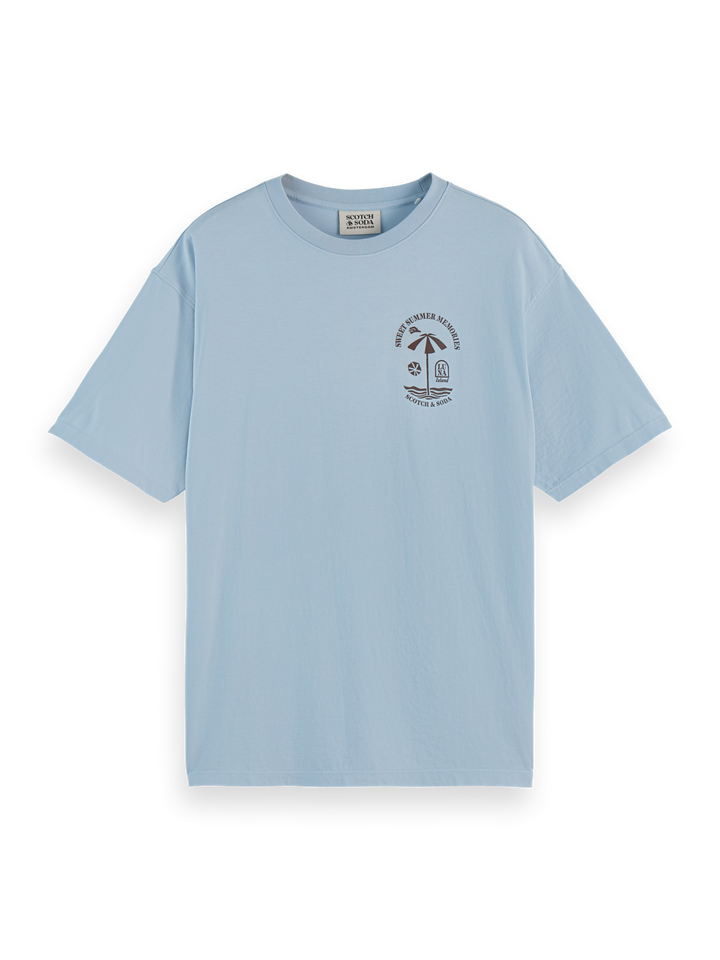 Relaxed fit front and back artwork T-shirt