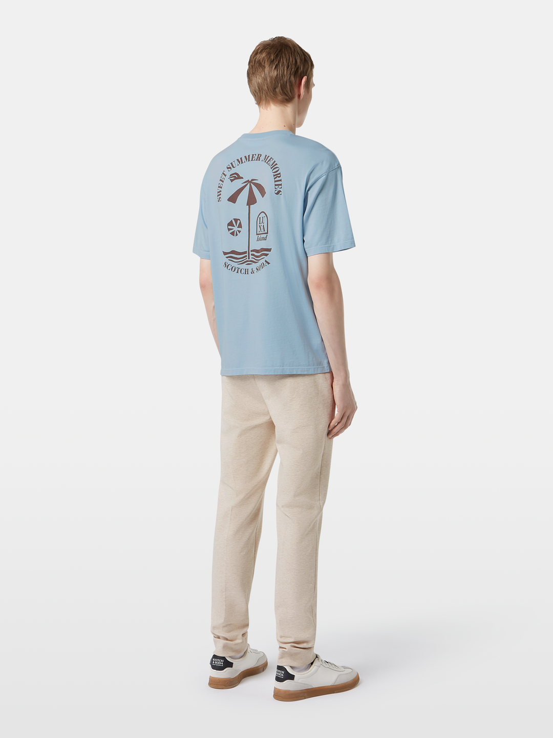 Relaxed fit front and back artwork T-shirt