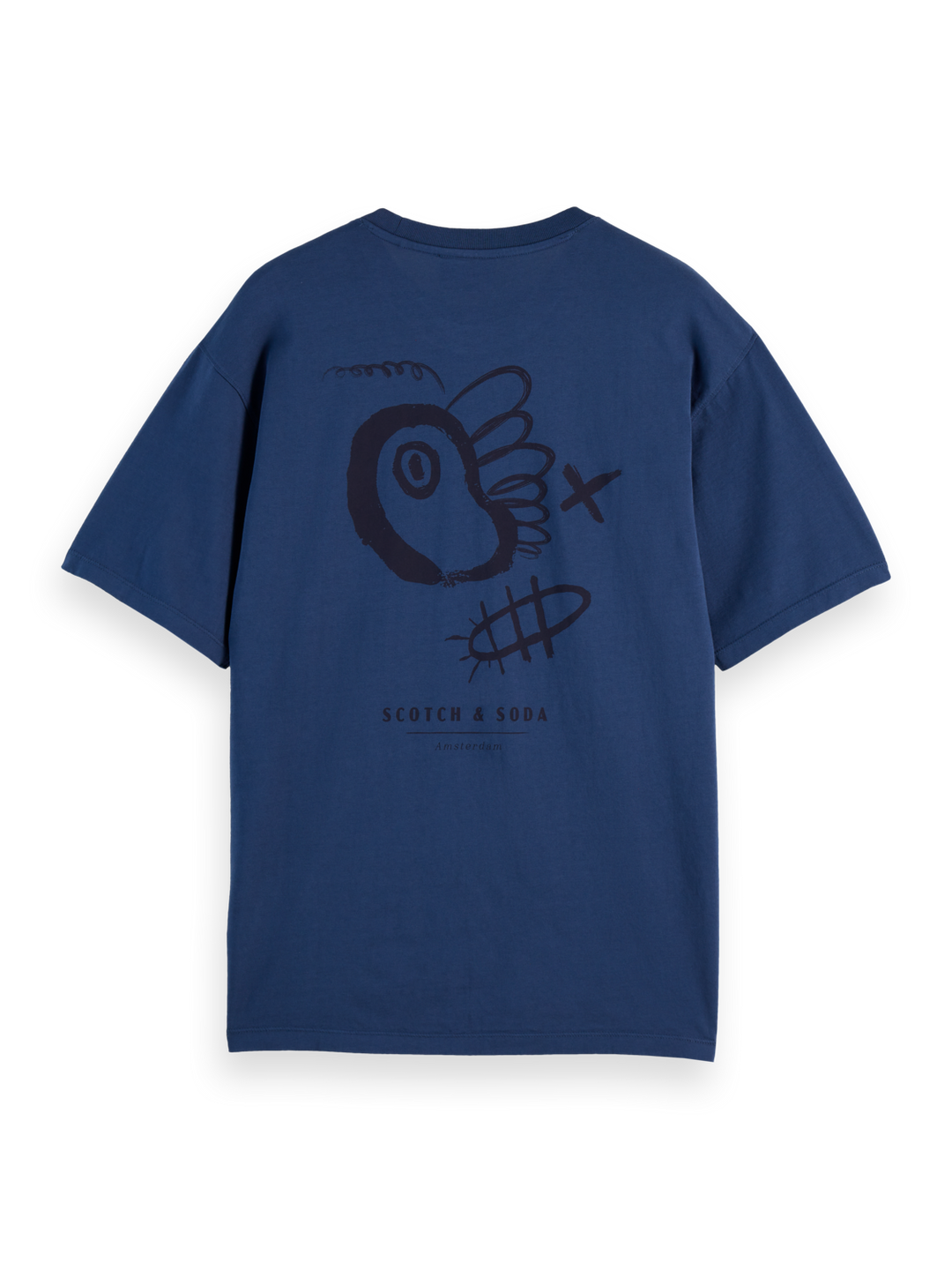 Relaxed fit front and back artwork T-shirt