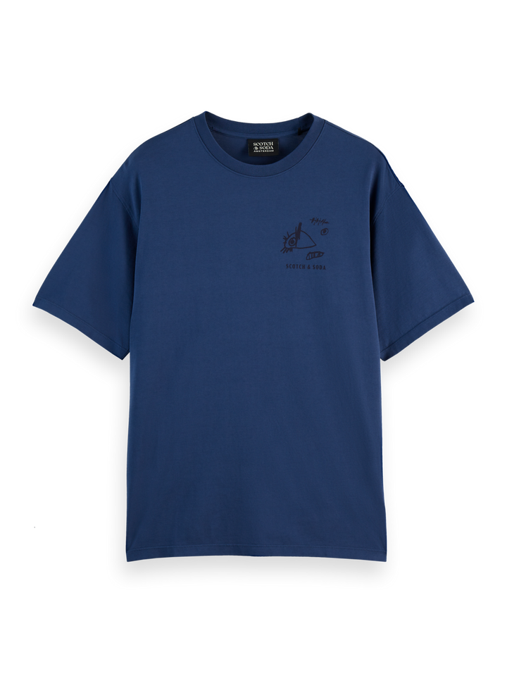 Relaxed fit front and back artwork T-shirt