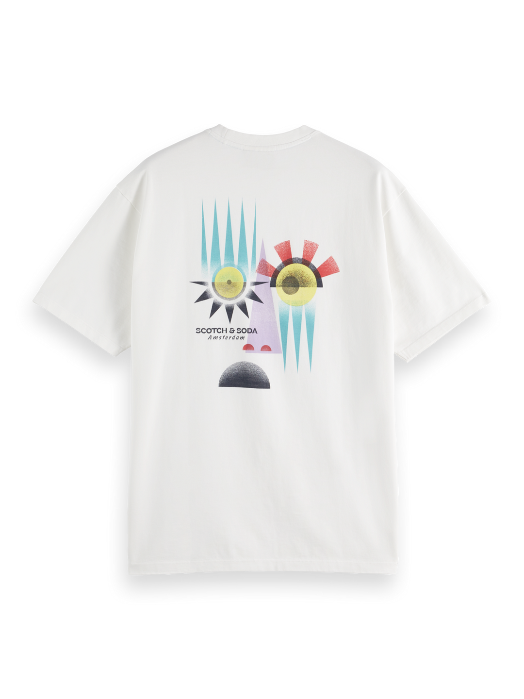 Relaxed-fit front and back artwork T-shirt