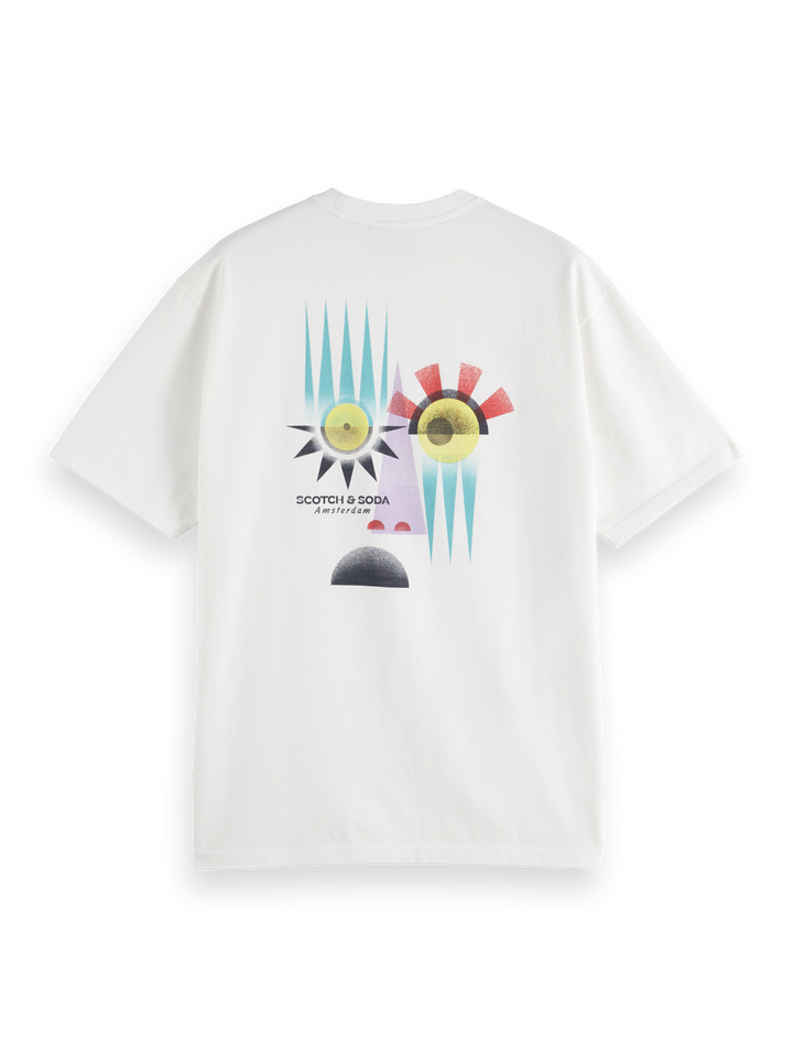 Relaxed-fit front and back artwork T-shirt
