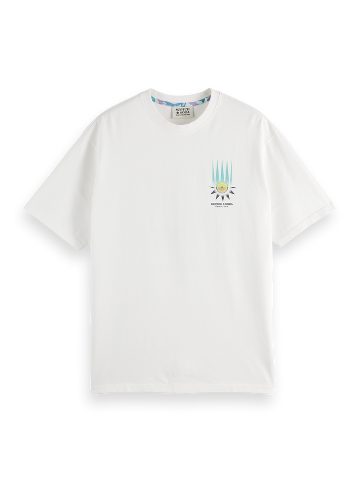 Relaxed-fit front and back artwork T-shirt