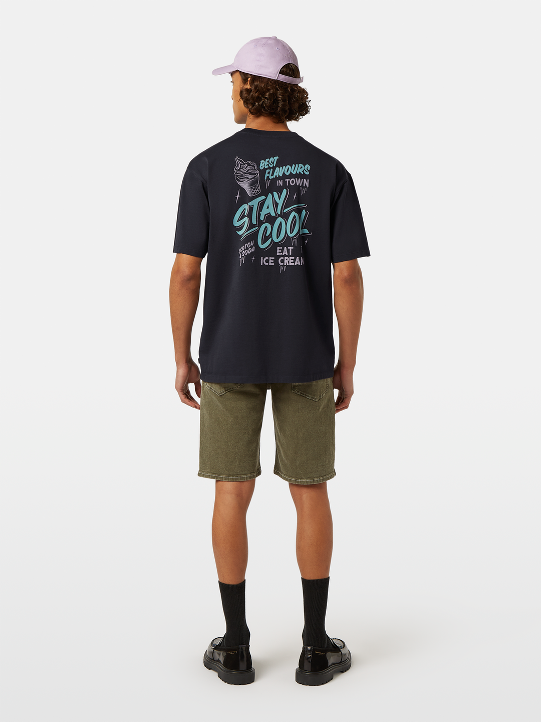 Relaxed-fit front and back artwork T-shirt