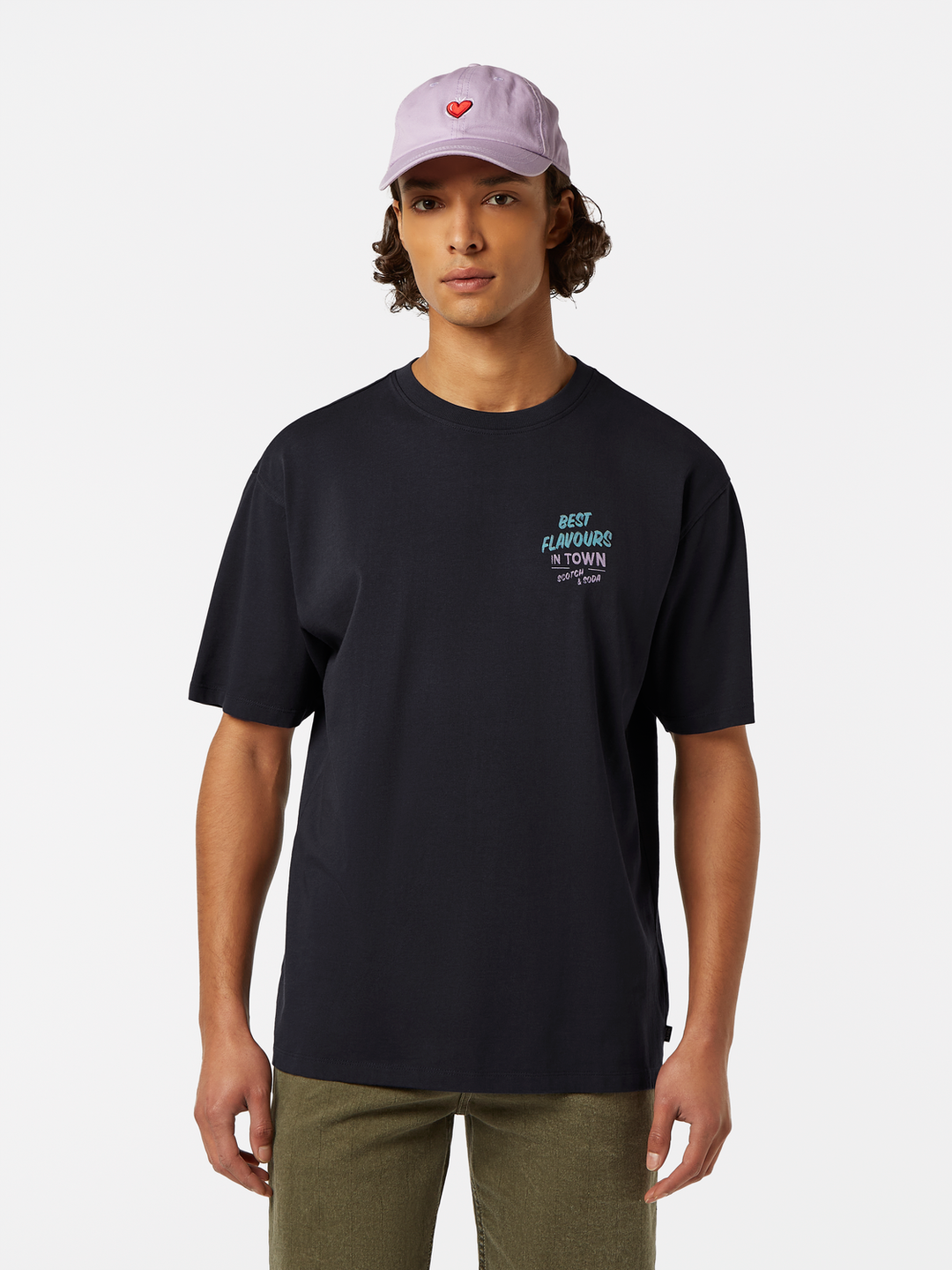 Relaxed-fit front and back artwork T-shirt