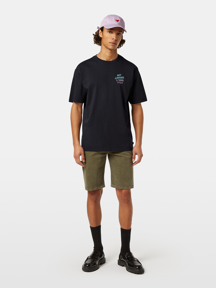 Relaxed-fit front and back artwork T-shirt