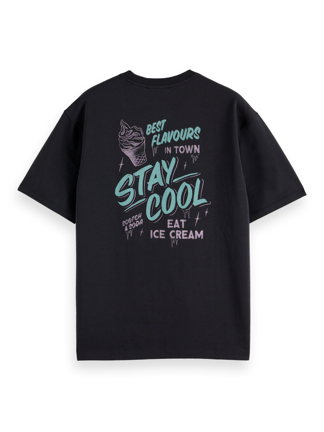 Relaxed-fit front and back artwork T-shirt
