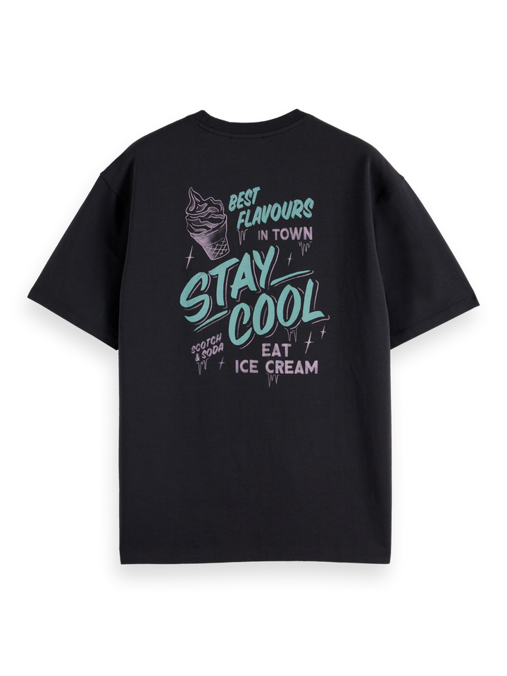 Relaxed-fit front and back artwork T-shirt