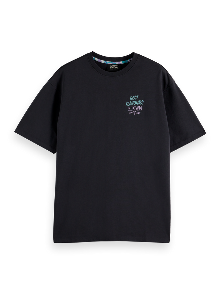 Relaxed-fit front and back artwork T-shirt