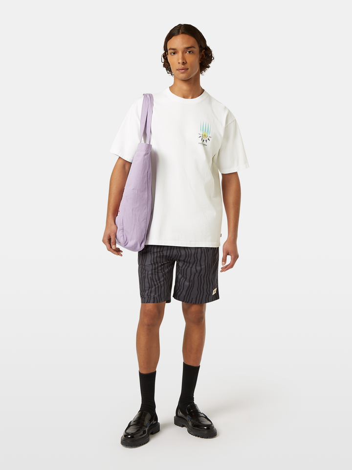 Relaxed-fit front and back artwork T-shirt