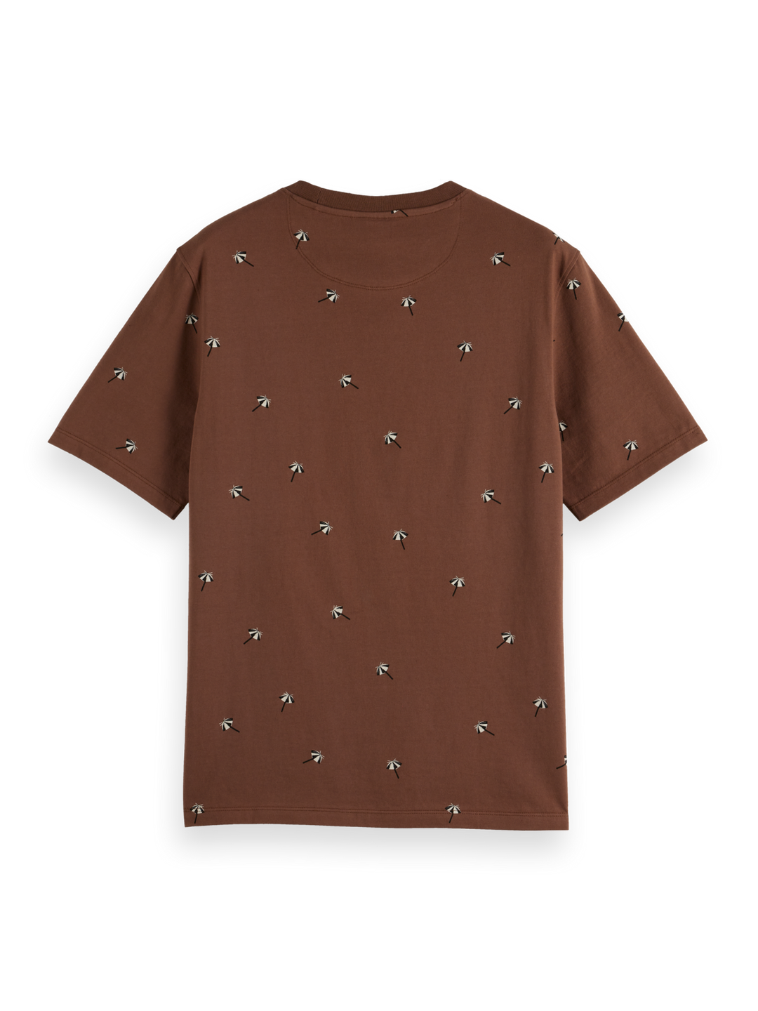 Regular fit micro AOP T-shirt
