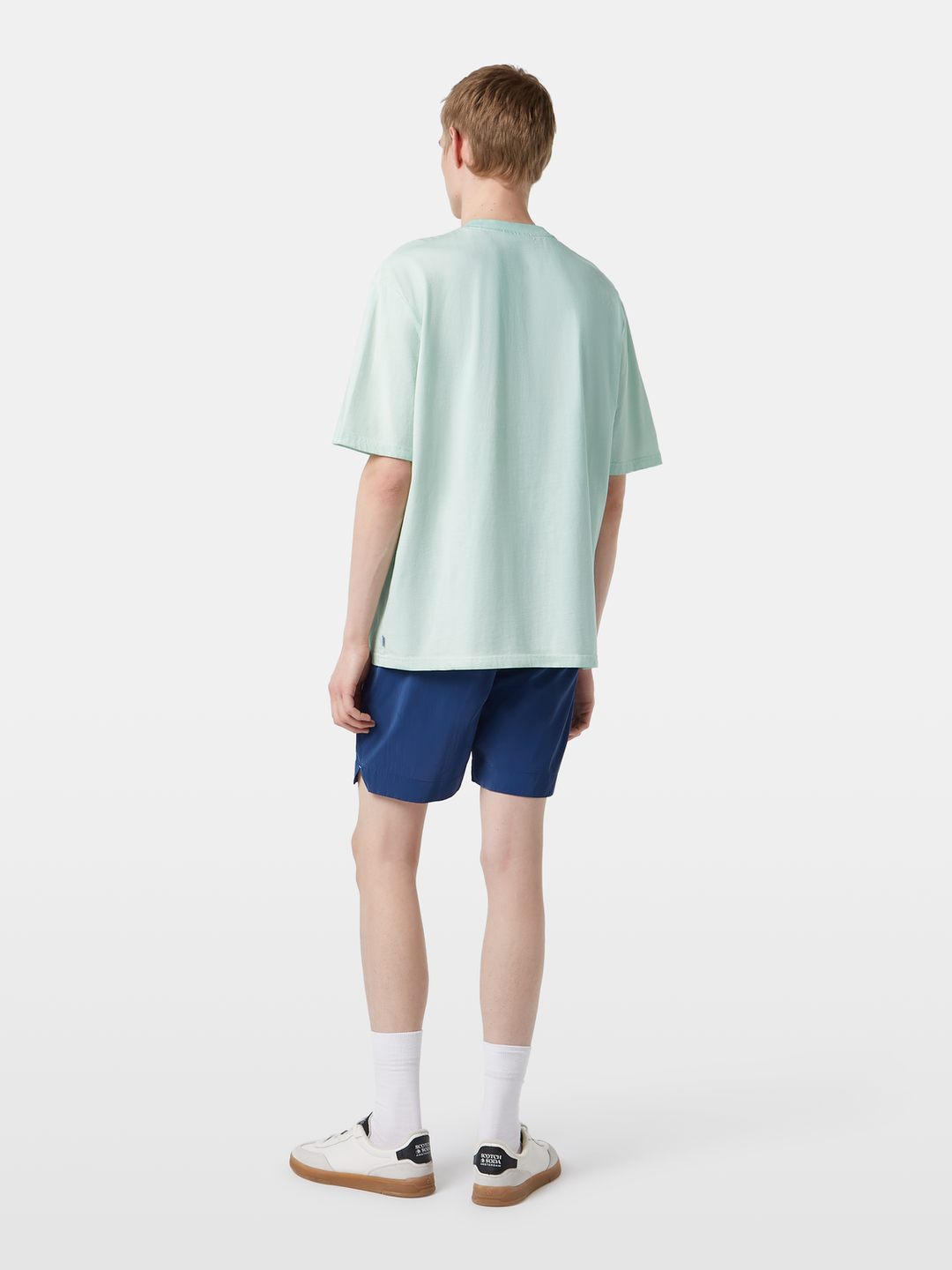 Relaxed fit garment-dyed graphic T-shirt