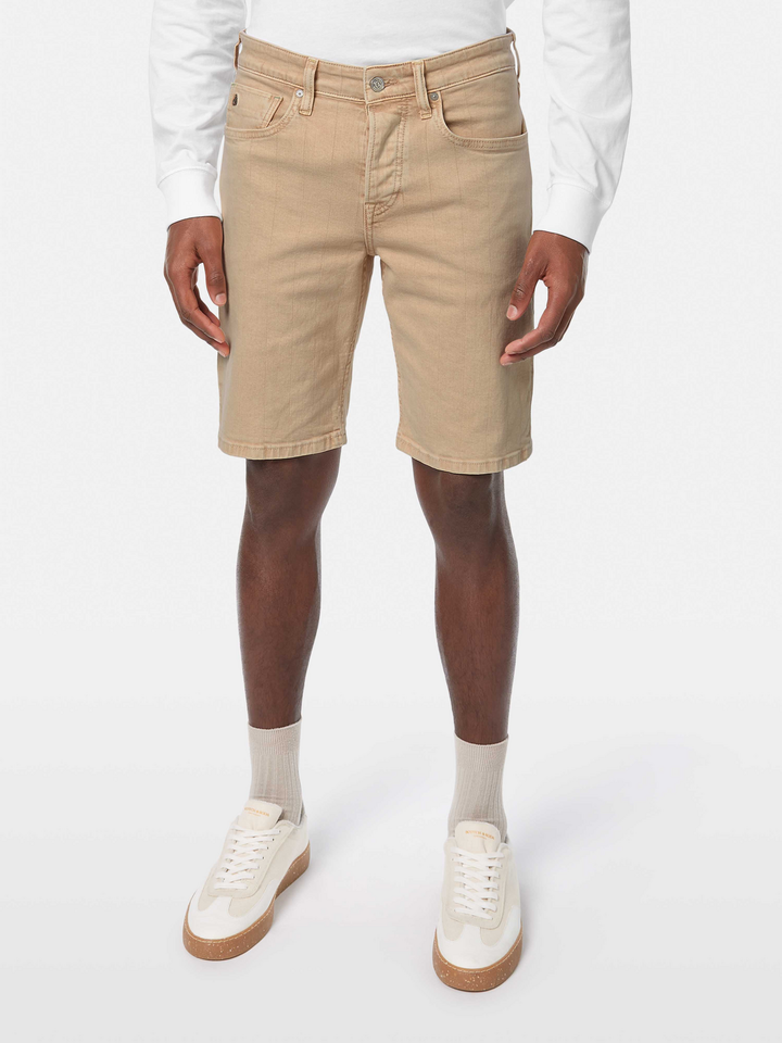 Ralston slim fit denim short — Garment dye colours