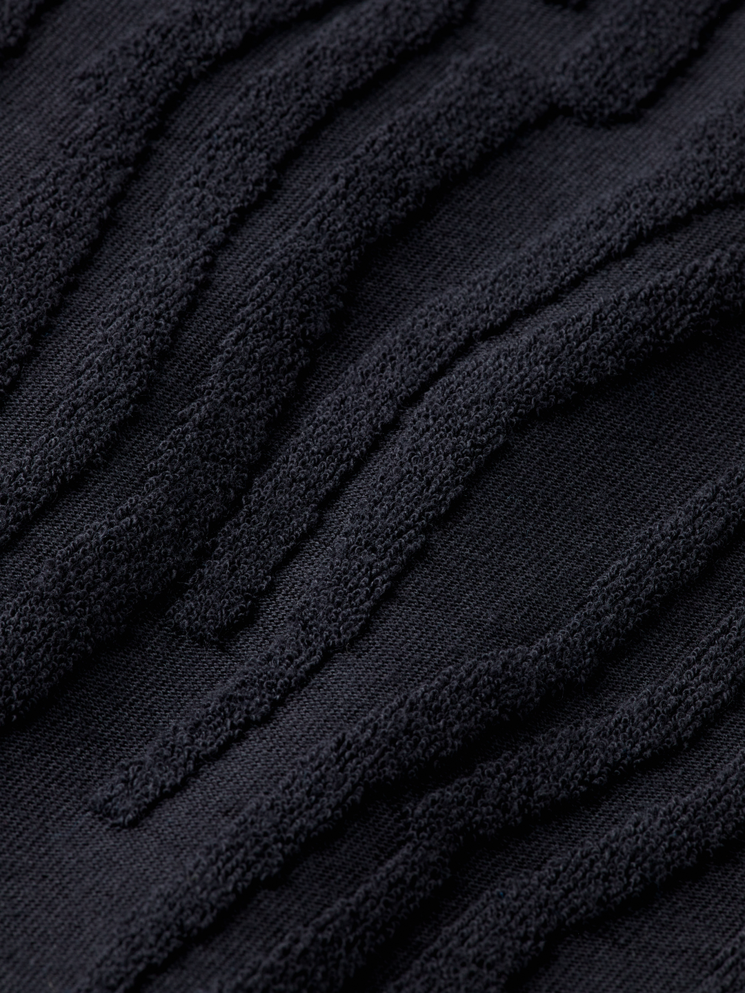 Jacquard cotton terry relaxed-fit polo