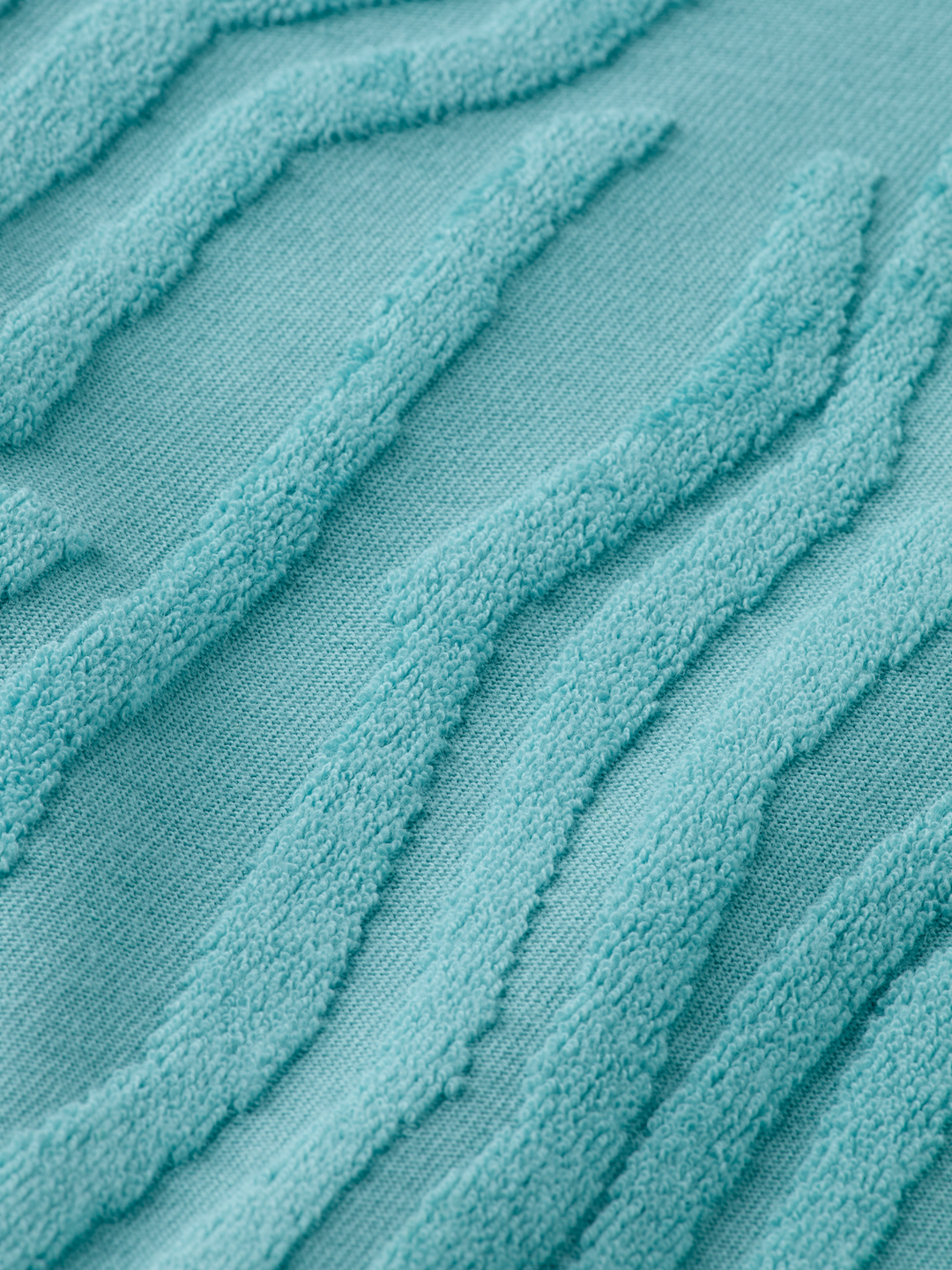 Jacquard cotton terry relaxed-fit polo