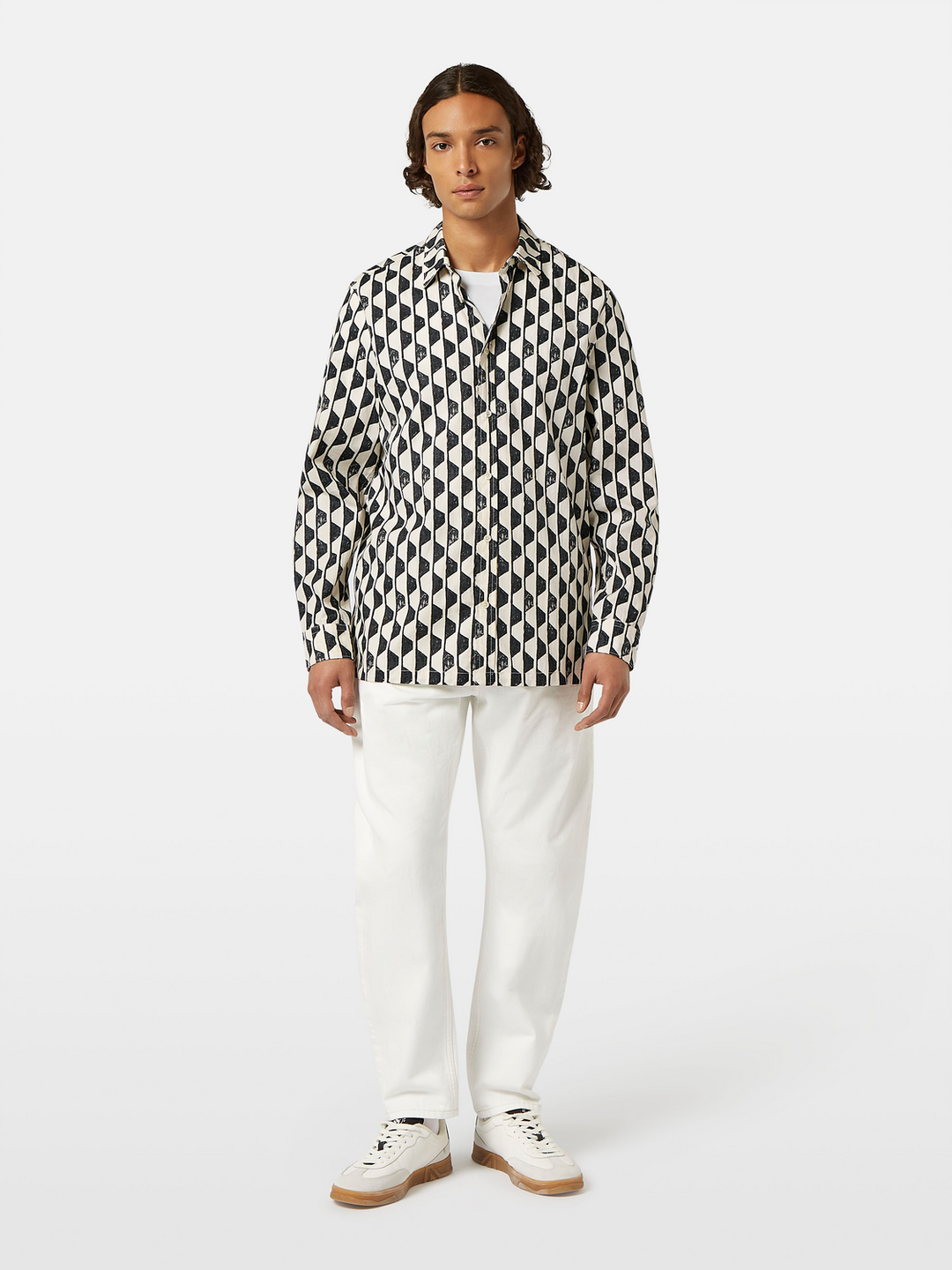 Regular-Fit Geo Print Shirt